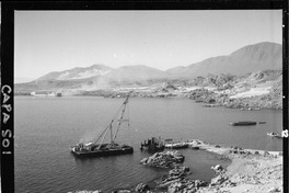 [Vista del puerto de embarque para los minerales del yacimiento "El Algarrobo"]