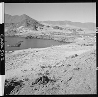 [Vista del puerto de embarque para los minerales del yacimiento "El Algarrobo"]