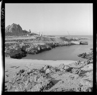 [Vista del puerto de embarque para los minerales del yacimiento "El Algarrobo"]