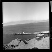 [Vista del puerto de embarque para los minerales del yacimiento "El Algarrobo"]