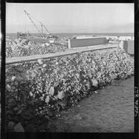 [Vista del puerto de embarque para los minerales del yacimiento "El Algarrobo"]