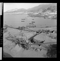 [Vista del puerto de embarque para los minerales del yacimiento "El Algarrobo"]