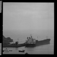 [Vista del puerto de embarque para los minerales del yacimiento "El Algarrobo"]