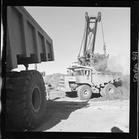 [Operaciones en el exterior del mineral de hierro "El Algarrobo"]