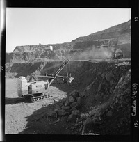 [Operaciones en el exterior del mineral de hierro "El Algarrobo"]