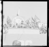 [Recibimiento masivo] : Fidel Castro Ruiz en Huachipato, Concepción