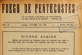 Fuego de pentecostés