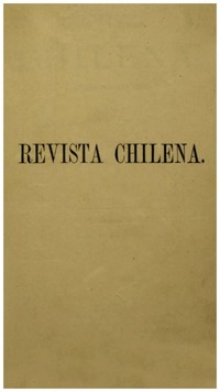 Revista chilena (Santiago, Chile : 1875)