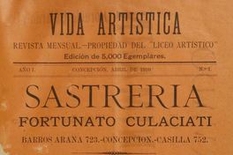 Vida artística