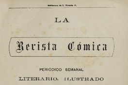 La Revista cómica.