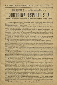 La Voz de los muertos : hoja espiritista.