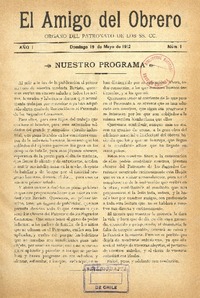 El Amigo del obrero órgano de la Patronato de los SS.CC.
