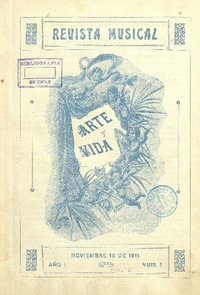 Revista musical arte y vida.