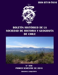 Boletín histórico de la Sociedad de Historia y Geografía de Chile.