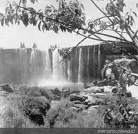 Salto del Laja, hacia 1960.
