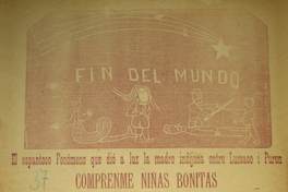 El espantoso fenómeno que dió a luz la madre indíjena entre Lumaco i Puren. Cómprenme niñas bonitas.