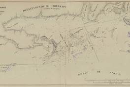 Plano preparatorio : Derrotero entre Chacao i Calbuco.