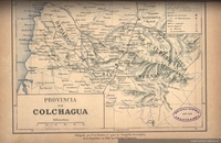 Provincia de Colchagua, hacia 1885.