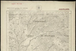 Alto del Cobre Departamento de San Felipe [material cartográfico] : Estado Mayor Jeneral del Ejército de Chile. Departamento de Levantamiento.