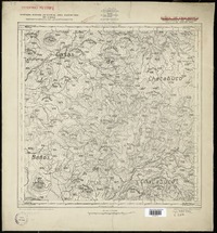 Baños de Chacabuco Departamento de Santiago [material cartográfico] : Estado Mayor Jeneral del Ejército de Chile. Departamento de Levantamiento.