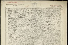 Baños de Chacabuco Departamento de Santiago [material cartográfico] : Estado Mayor Jeneral del Ejército de Chile. Departamento de Levantamiento.