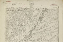 Camarico Departamento de Talca [material cartográfico] : Estado Mayor Jeneral del Ejército de Chile. Departamento de Levantamiento.