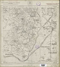 Casas de Chacabuco Departamento de Santiago [material cartográfico] : Estado Mayor Jeneral del Ejército de Chile. Departamento de Levantamiento.