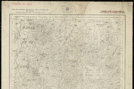 Cobre de Chacabuco Departamentos de Santiago y Los Andes [material cartográfico] : Estado Mayor Jeneral del Ejército de Chile. Departamento de Levantamiento.