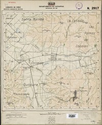Cocalán Departamento de Cachapoal [material cartográfico] : Ejército de Chile. Instituto Geográfico Militar.