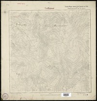 Colliguai  [material cartográfico] Estado Mayor Jeneral del Ejército de Chile. Departamento de la Carta ; levantado por el Teniente B. Gómez.