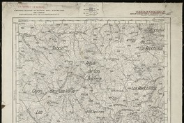 Cuesta de Chacabuco Departamentos de Los Andes y Santiago [material cartográfico] : Estado Mayor Jeneral del Ejército de Chile. Departamento de Levantamiento.