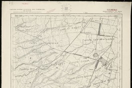 Cumpeu Departamento de Talca [material cartográfico] : Estado Mayor Jeneral del Ejército de Chile. Departamento de Levantamiento.