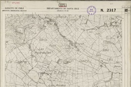 Chépica Departamento de Santa Cruz [material cartográfico] : Ejército de Chile. Instituto Geográfico Militar de Chile.
