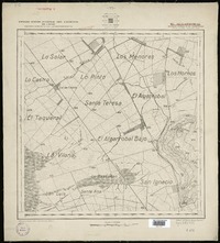 El Algarrobal Departamento de Santiago [material cartográfico] : Estado Mayor Jeneral del Ejército de Chile. Departamento de Levantamiento.