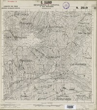El Calabozo Departamentos de Cachapoal y San Fernando [material cartográfico] : Ejército de Chile. Instituto Geográfico Militar.