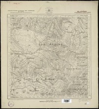 El Peñón Departamentos de Ligua i Putaendo [material cartográfico] : Estado Mayor Jeneral del Ejército de Chile. Departamento de Levantamiento.