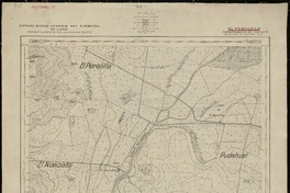 El Peralillo Departamento de Santiago [material cartográfico] : Estado Mayor Jeneral del Ejército de Chile. Departamento de Levantamiento.