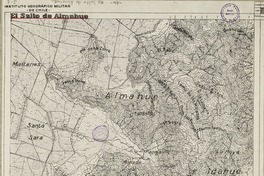 El Salto de Almahue  [material cartográfico] Instituto Geográfico Militar de Chile.