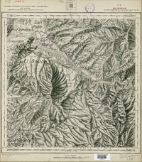 El Sauce Departamentos de Los Andes i San Felipe [material cartográfico] : Estado Mayor Jeneral del Ejército de Chile. Departamento de Levantamiento.