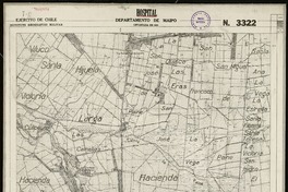 Hospital Departamento de Maipo [material cartográfico] : Ejército de Chile. Instituto Geográfico Militar.