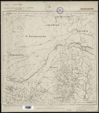Huencuecho Departamento de Talca [material cartográfico] : Estado Mayor Jeneral del Ejército de Chile. Departamento de Levantamiento.