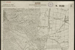 Graneros Departamento de Rancagua [material cartográfico] : Ejército de Chile. Instituto Geográfico Militar.