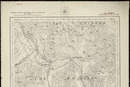 La Mora Departamento de La Ligua [material cartográfico] : Estado Mayor Jeneral del Ejército de Chile. Departamento de Levantamiento.