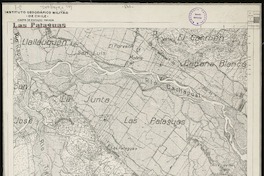 Las Pataguas  [material cartográfico] Instituto Geográfico Militar de Chile. Carta de Estado Mayor.