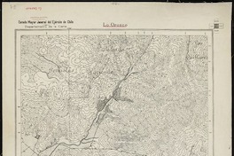 Lo Orozco  [material cartográfico] Estado Mayor Jeneral del Ejército de Chile. Departamento de la Carta ; [dibujado por] J. Mendez.