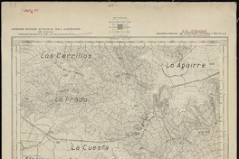 Lo Prado Departamentos de Santiago, Victoria y Melipilla [material cartográfico] : Estado Mayor Jeneral del Ejército de Chile. Departamento de Levantamiento.