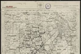 Los Andes Departamento de Los Andes [material cartográfico] : Estado Mayor Jeneral del Ejército de Chile. Departamento de Levantamiento.