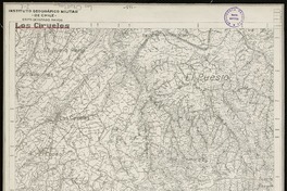Los Ciruelos  [material cartográfico] Instituto Geográfico Militar de Chile. Carta de Estado Mayor.