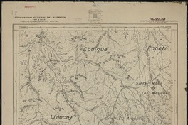 Llancay Departamentos de San Antonio y Melipilla[material cartográfico] : Estado Mayor General del Ejército de Chile. Instituto Geográfico Militar.