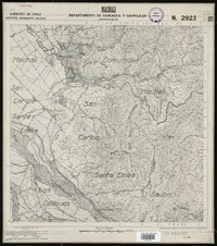 Machalí Departamento de Rancagua y Caupolicán [material cartográfico] : Ejército de Chile. Instituto Geográfico Militar.